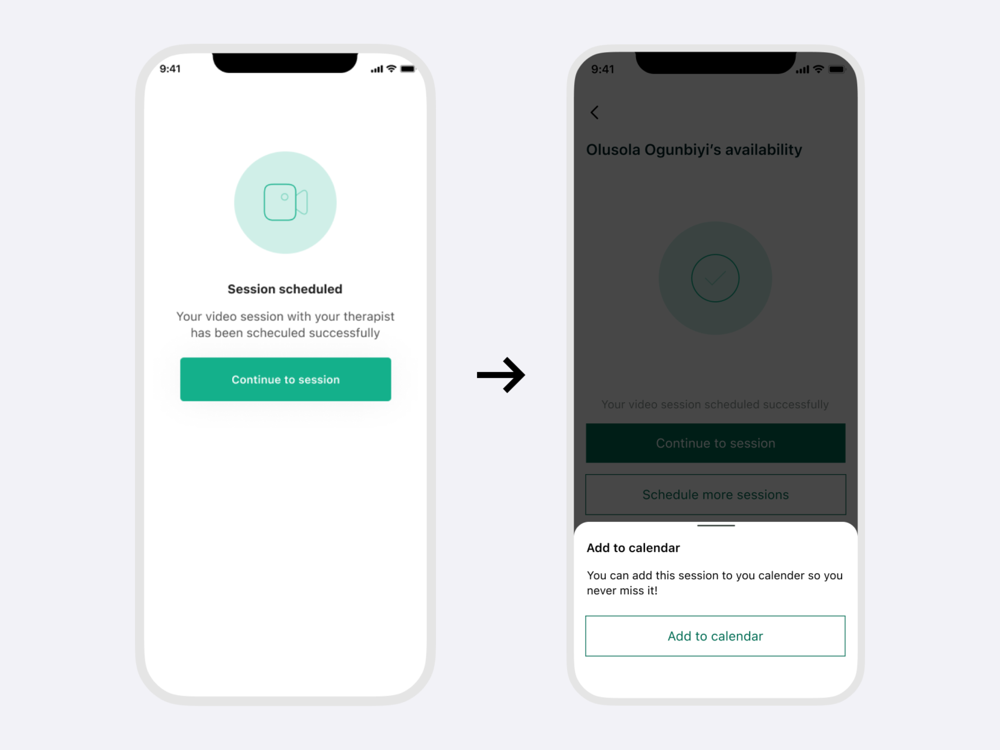 Therapist carousel replaced with a list view and detailed profiles
