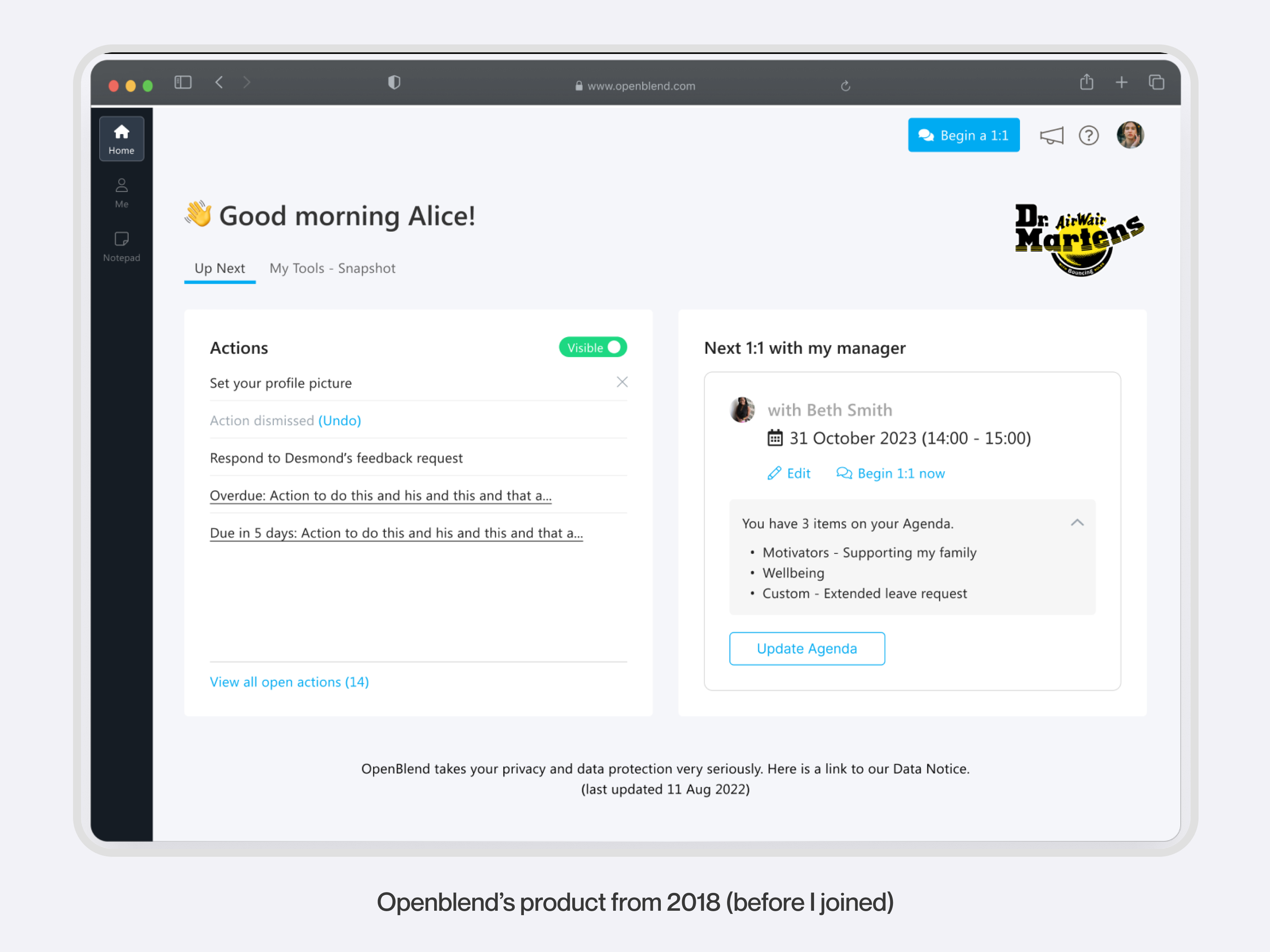 OpenBlend product from 2018